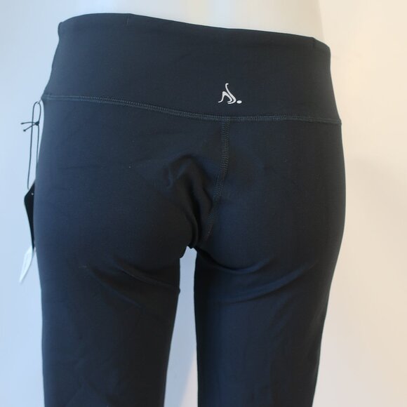 NWT Womens Nancy Rose Performance "Rocker Pant" Black Flare Pants Sz 10 - Picture 8 of 10